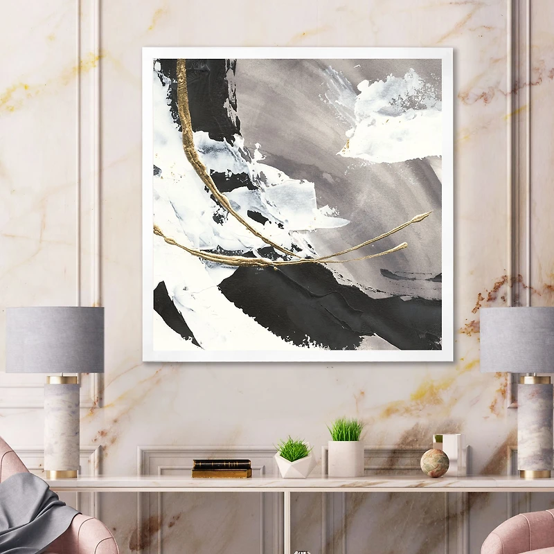 Toile imprimée « Glam Printed Arcs II »