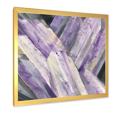 Geometric Purple Glacier  Wall Art