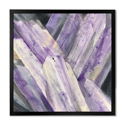Geometric Purple Glacier Wall Art