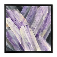Geometric Purple Glacier  Wall Art