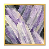 Geometric Purple Glacier  Wall Art