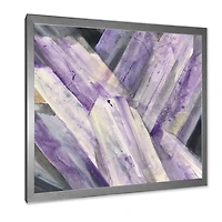 Geometric Purple Glacier  Wall Art