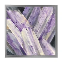 Geometric Purple Glacier  Wall Art