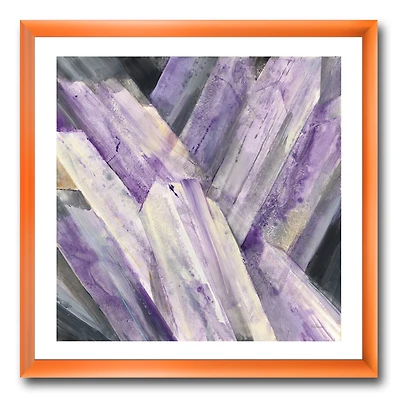 Geometric Purple Glacier  Wall Art
