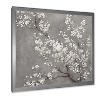 White Cherry Blossoms II Canvas Wall Art Print