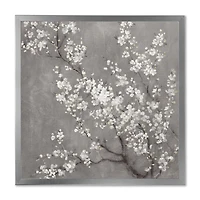 White Cherry Blossoms II Canvas Wall Art Print