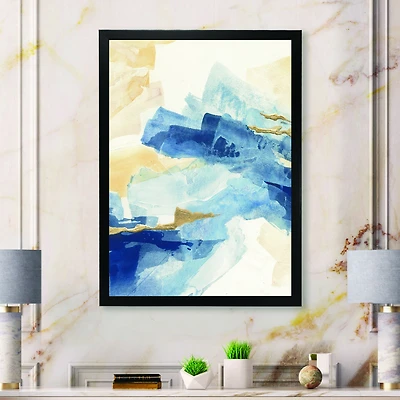 Toile « Metallic Gold Indigo II »