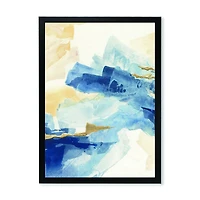 Metallic Gold Indigo II  Wall Art
