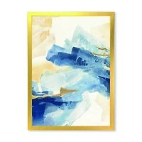 Metallic Gold Indigo II  Wall Art