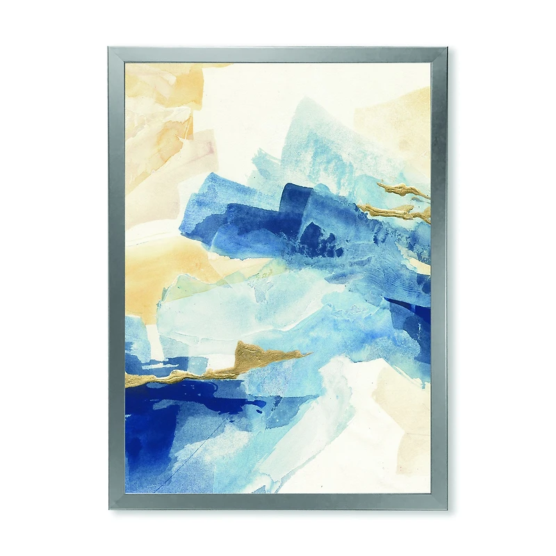 Metallic Gold Indigo II  Wall Art