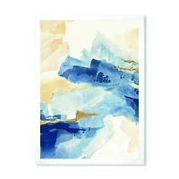 Metallic Gold Indigo II  Wall Art