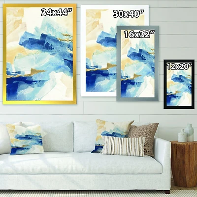 Metallic Gold Indigo II  Wall Art