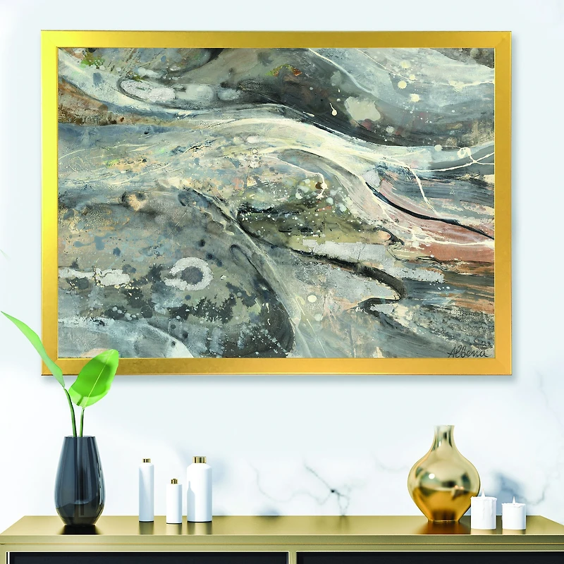 Fire and Ice Minerals VI  Wall Art