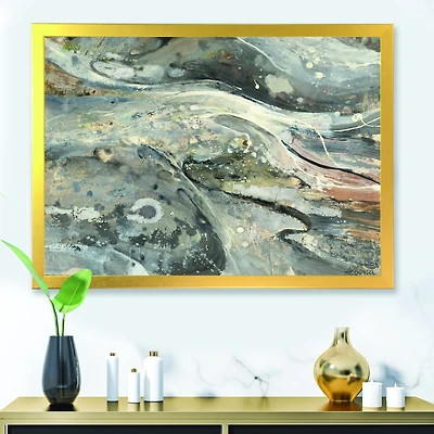 Fire and Ice Minerals VI  Wall Art