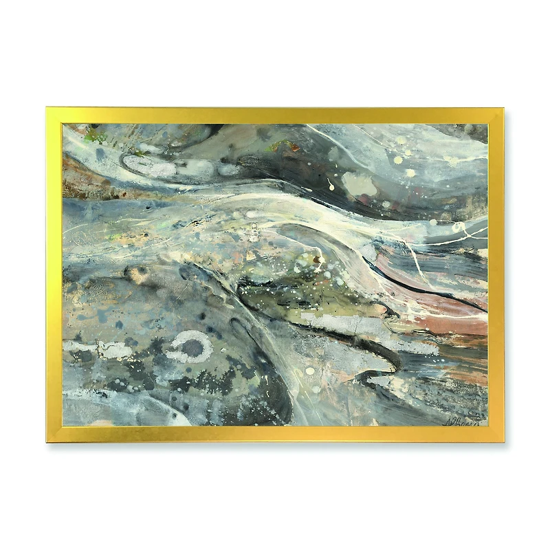 Fire and Ice Minerals VI  Wall Art