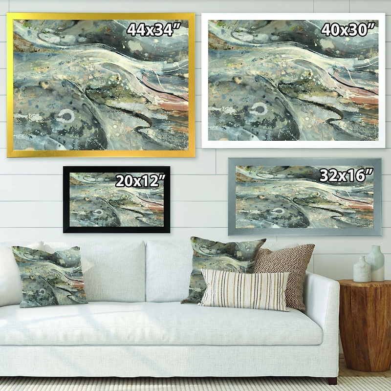 Fire and Ice Minerals VI Wall Art