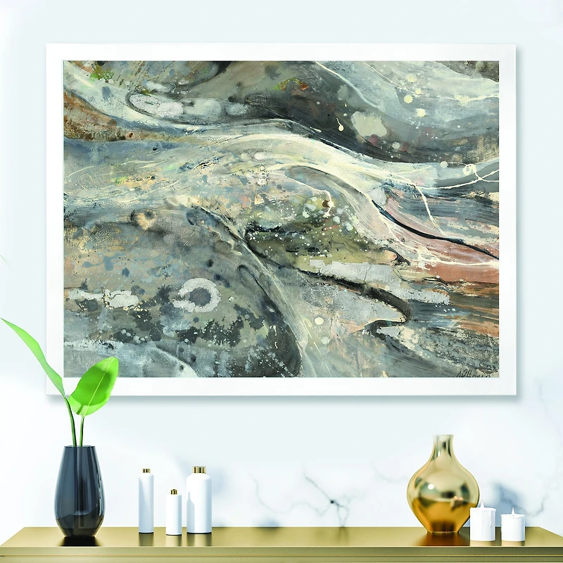 Fire and Ice Minerals VI  Wall Art