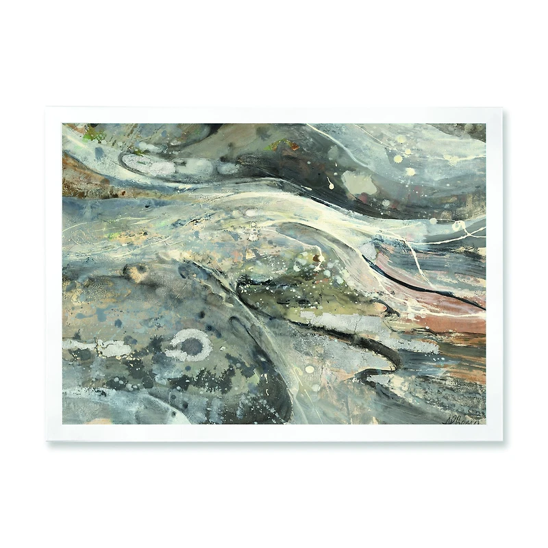 Fire and Ice Minerals VI  Wall Art