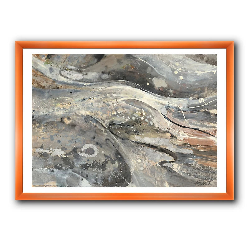 Fire and Ice Minerals VI  Wall Art