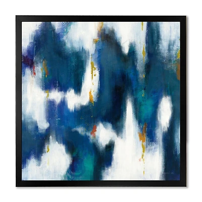 Toile « Blue Glam Texture II »