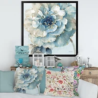 Indigold Watercolour Flower II  Canvas Wall Art Print