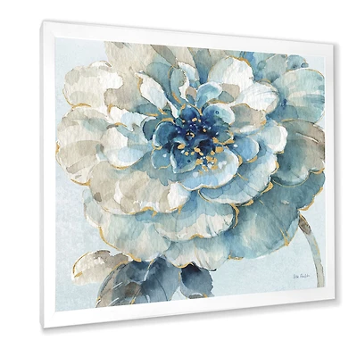 Indigold Watercolour Flower II Canvas Wall Art Print