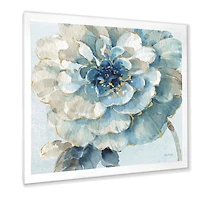 Indigold Watercolour Flower II  Canvas Wall Art Print