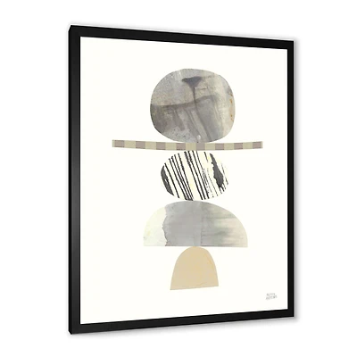Geometric Balance Neutral I Wall Art