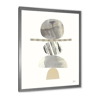Geometric Balance Neutral I Wall Art