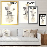 BalanceAbstract Neutral II Wall Art