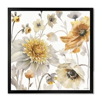 Fields of Gold Watercolor Flower VI  Wall Art