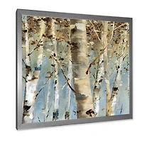 White Birch Forest II  Canvas Wall Art