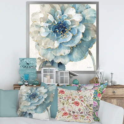 Toile imprimée « Indigold Gold Country Flower »