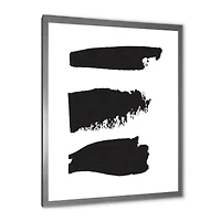 Black and White Geometric Company II Canvas