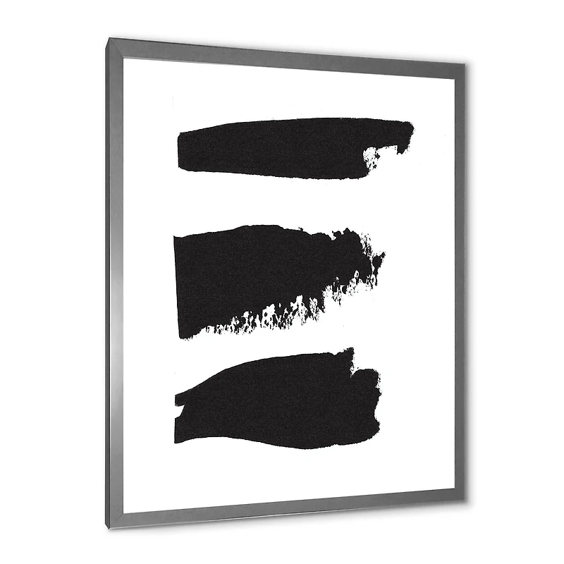 Toile  « Black and White Geometric Company II »