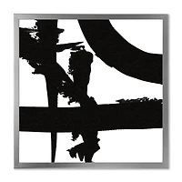 Black and White Crossing Paths I Canvas
