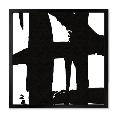 Toile « Black & White Crossing Paths II »