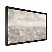 Gray Abstract Watercolor  Canvas