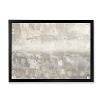 Gray Abstract Watercolor  Canvas