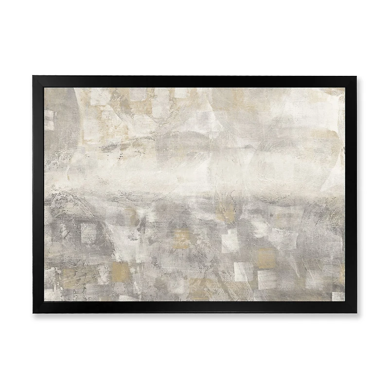 Gray Abstract Watercolor  Canvas