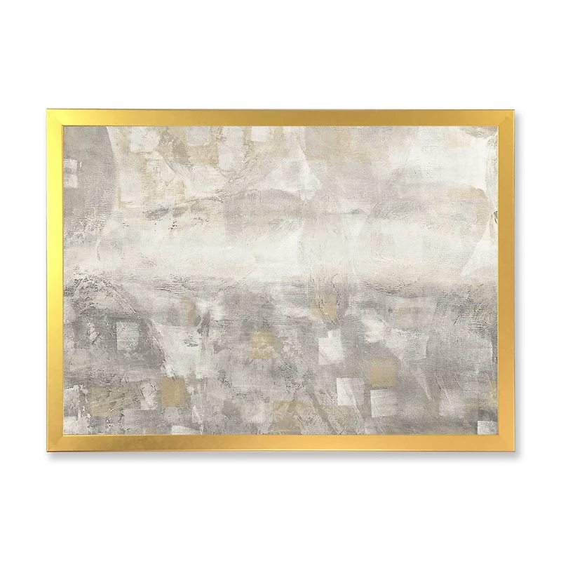 Gray Abstract Watercolor  Canvas