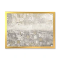 Gray Abstract Watercolor  Canvas