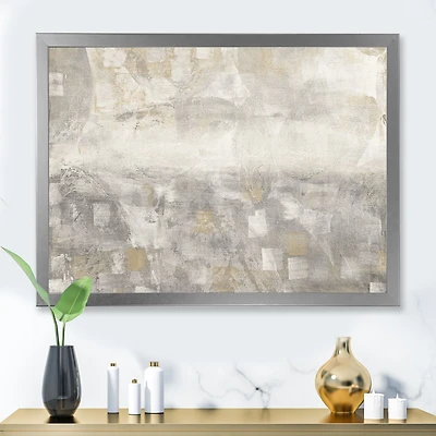Toile  « Gray Abstract Watercolor »
