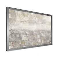 Gray Abstract Watercolor  Canvas