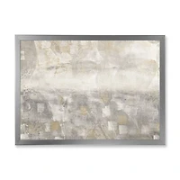 Gray Abstract Watercolor  Canvas