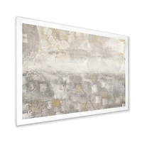 Gray Abstract Watercolor  Canvas