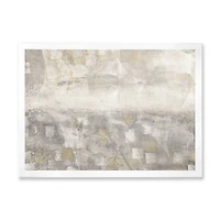 Gray Abstract Watercolor  Canvas