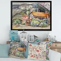 Greek Landscape off The Coast of Aegean Sea  Wall Art