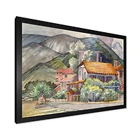 Greek Landscape off The Coast of Aegean Sea  Wall Art