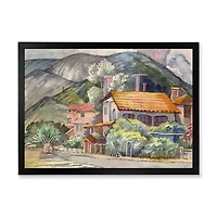 Greek Landscape off The Coast of Aegean Sea  Wall Art